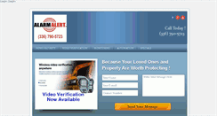 Desktop Screenshot of alarmalertllc.com